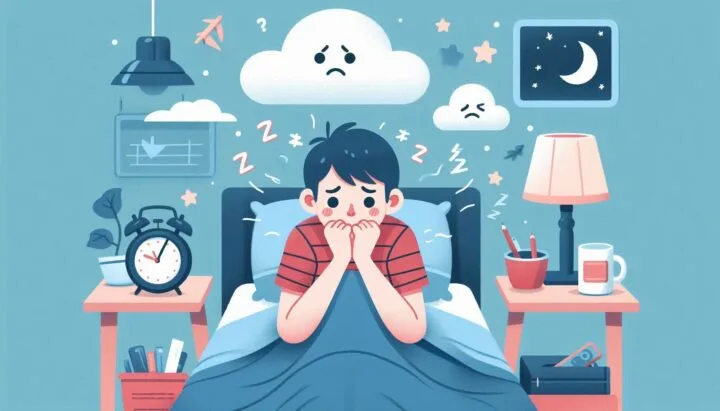 rush of anxiety when falling asleep