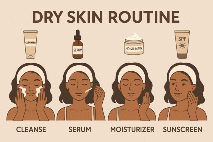 dry skin routine