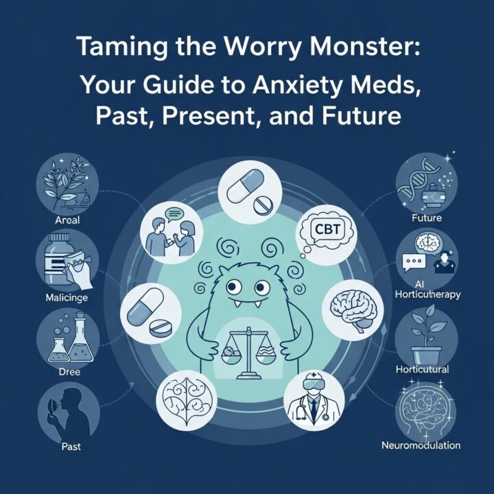 Your Guide to Anxiety Meds, Past, Present, and Future