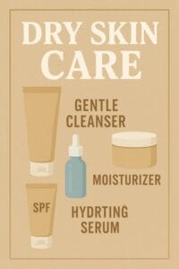 Dry skin care routine